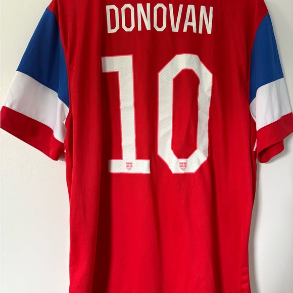 Nike USA Donovan Soccer Jersey Red White Blue - Picture 5 of 7